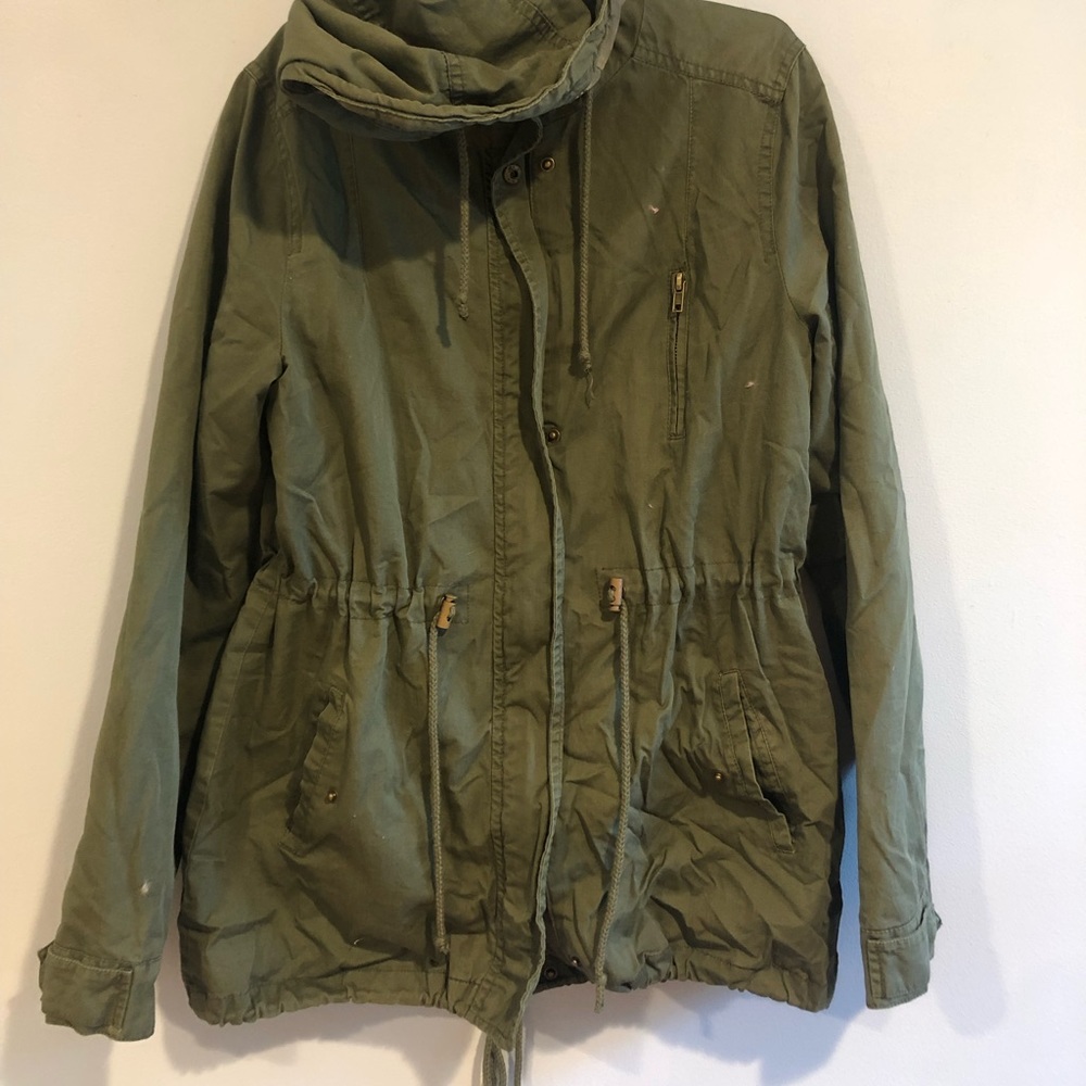 Army green jacket